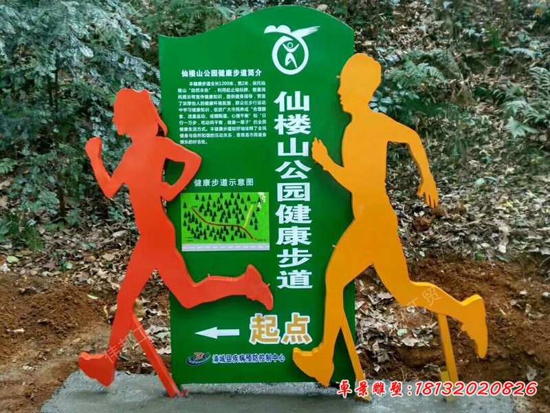 不銹鋼公園標(biāo)示牌
