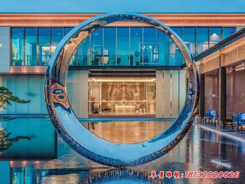 不銹鋼鏤空發(fā)光圓環(huán)