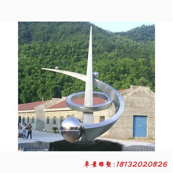企業(yè)不銹鋼超越雕塑3