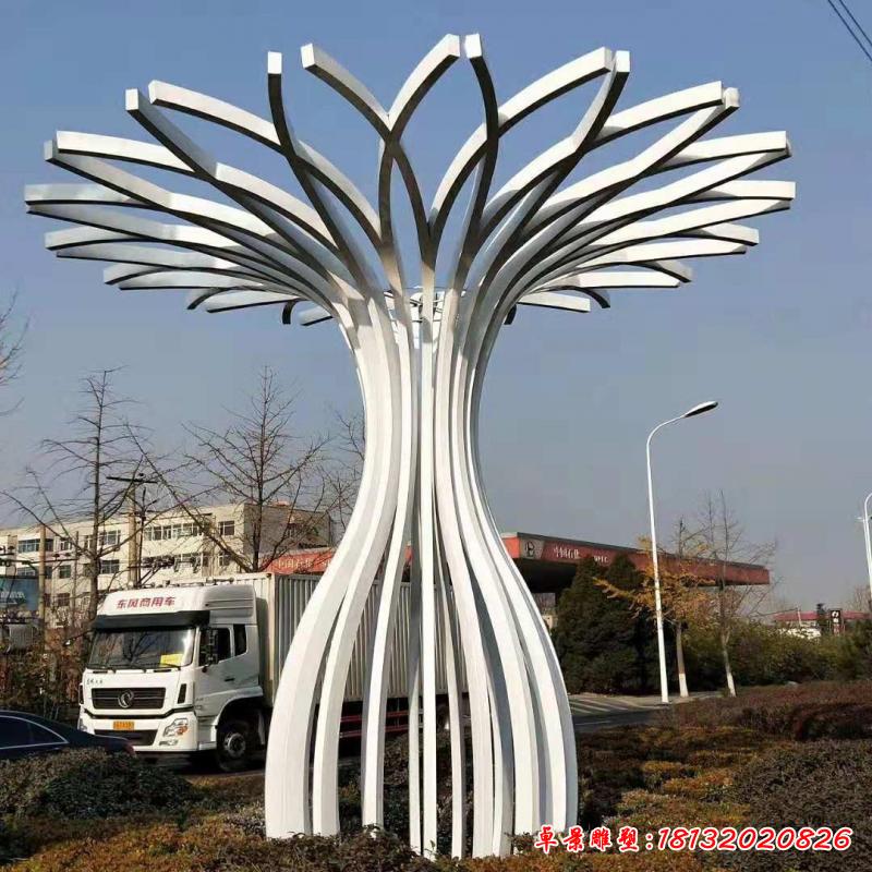 不銹鋼樹 雕塑(2)