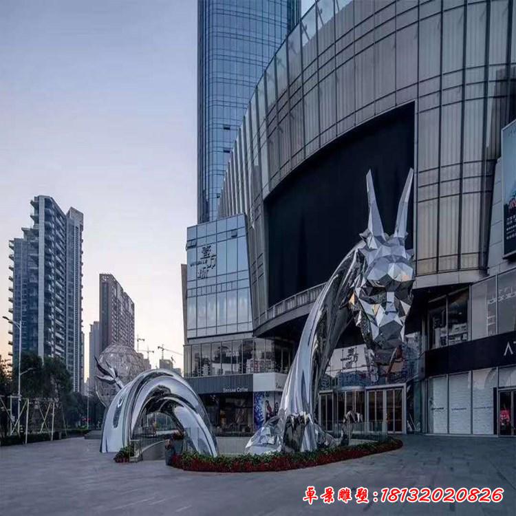 不銹鋼大型抽象雕塑