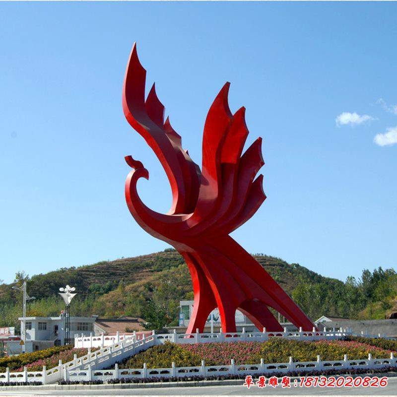 不銹鋼戶外大型鳳凰
