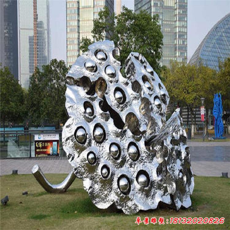 不銹鋼景觀蓮蓬雕塑