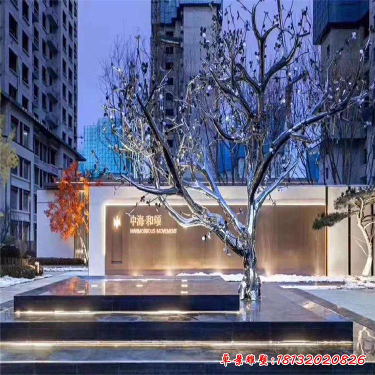 不銹鋼樹(shù)雕塑 (3)