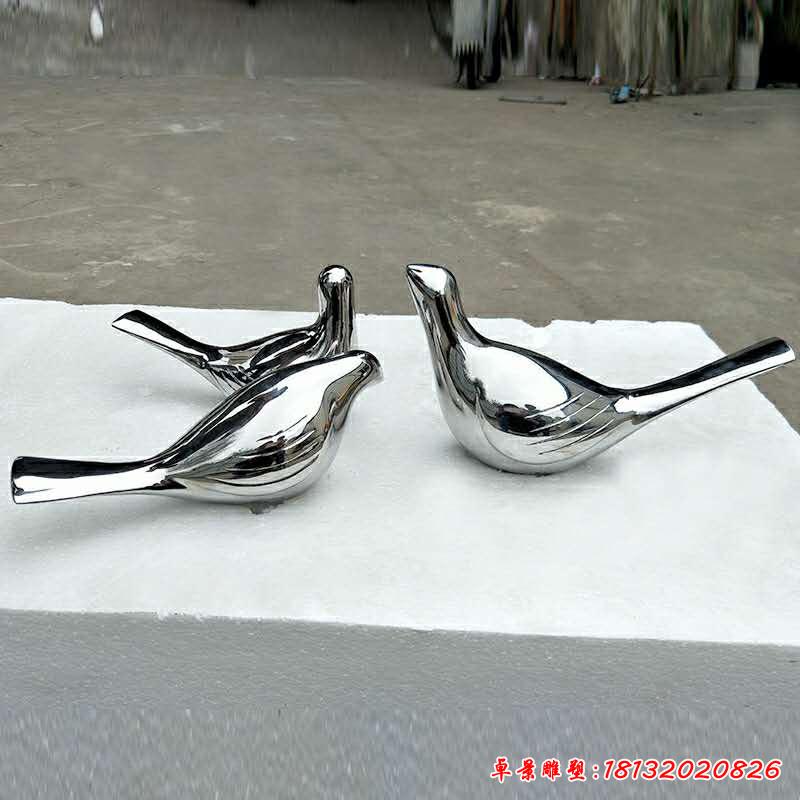 不銹鋼小鳥(niǎo)動(dòng)物雕塑