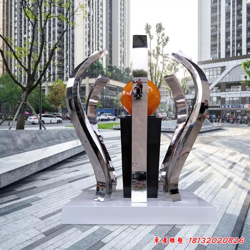 不銹景觀標(biāo)志雕塑