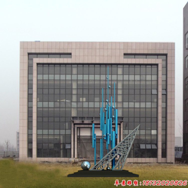 不銹鋼抽象乘風(fēng)破浪雕塑