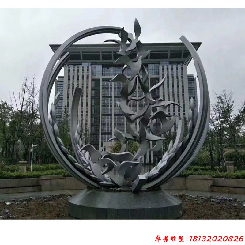 城市不銹鋼群鴿飛翔造型雕塑