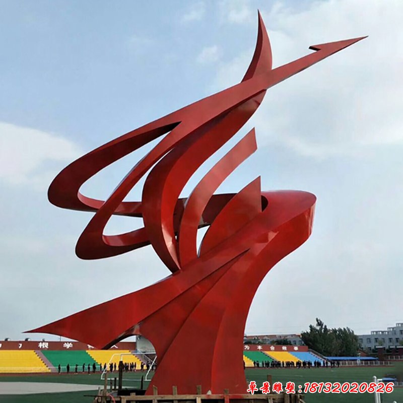 不銹鋼彩帶  廣場(chǎng)景觀雕塑