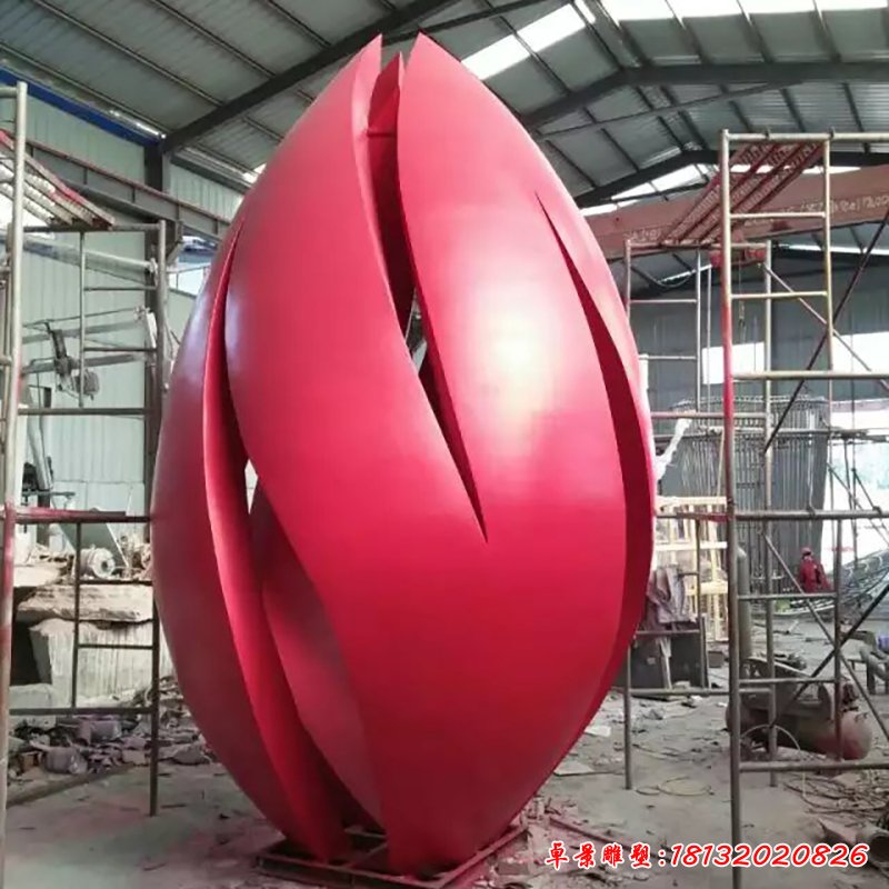 不銹鋼花朵雕塑，不銹鋼花雕塑，廣場不銹鋼雕塑