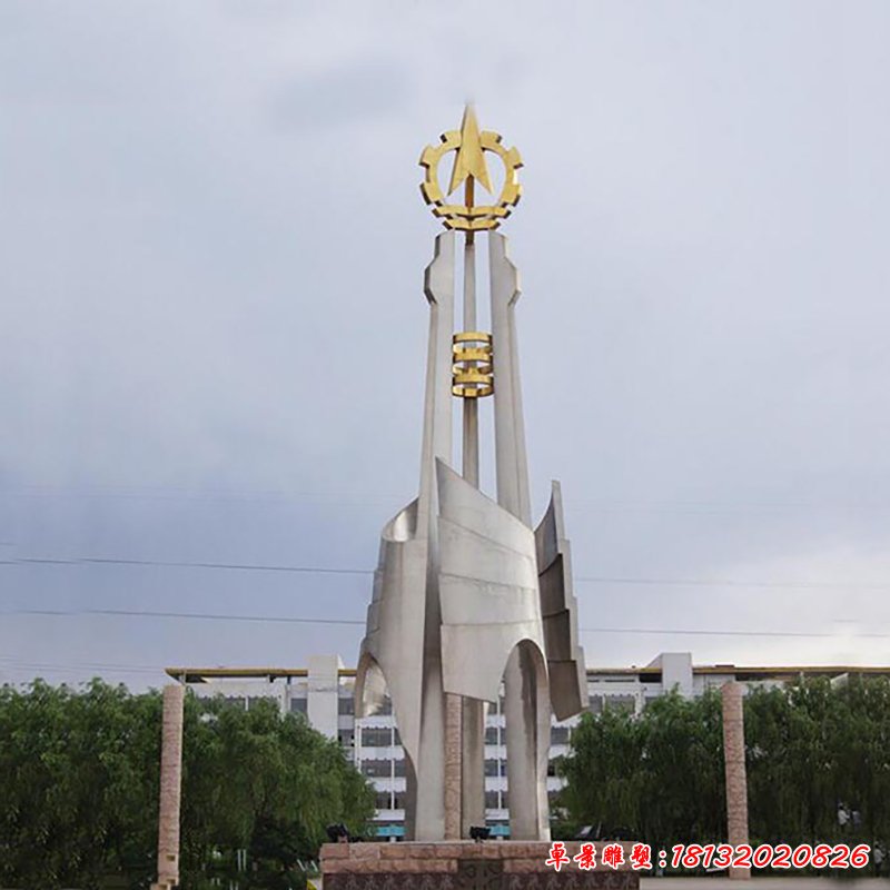 大型創(chuàng)意戶外雕塑，不銹鋼景觀雕塑