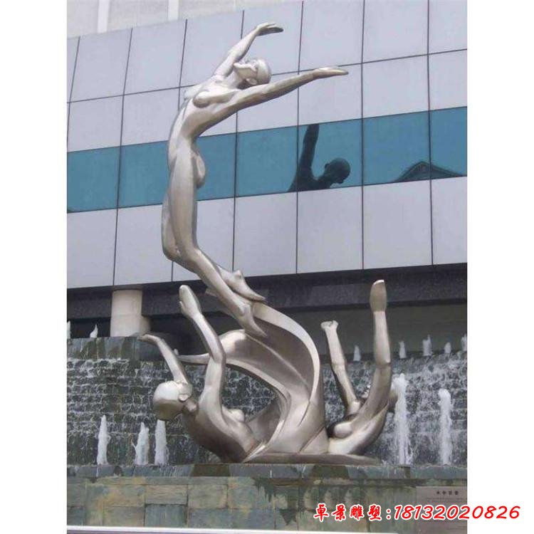 不銹鋼運(yùn)動(dòng)人物雕塑