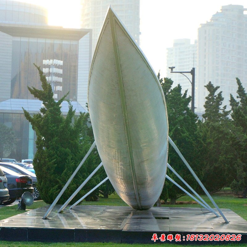劃船比賽雕塑，不銹鋼景觀雕塑 (1)