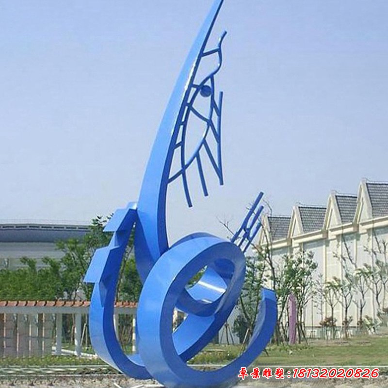 不銹鋼抽象科技 公園景觀雕塑