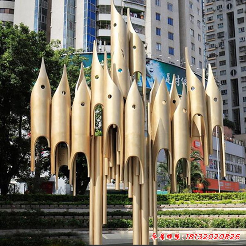 不銹鋼鉛筆頭 公園景觀雕塑