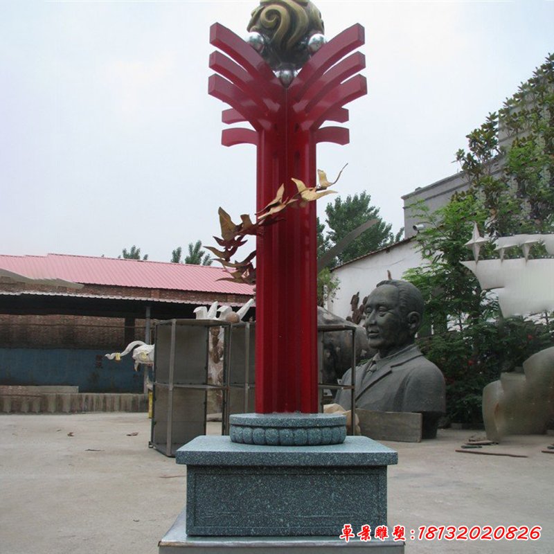 不銹鋼大雁飛翔雕塑，企業(yè)不銹鋼雕塑