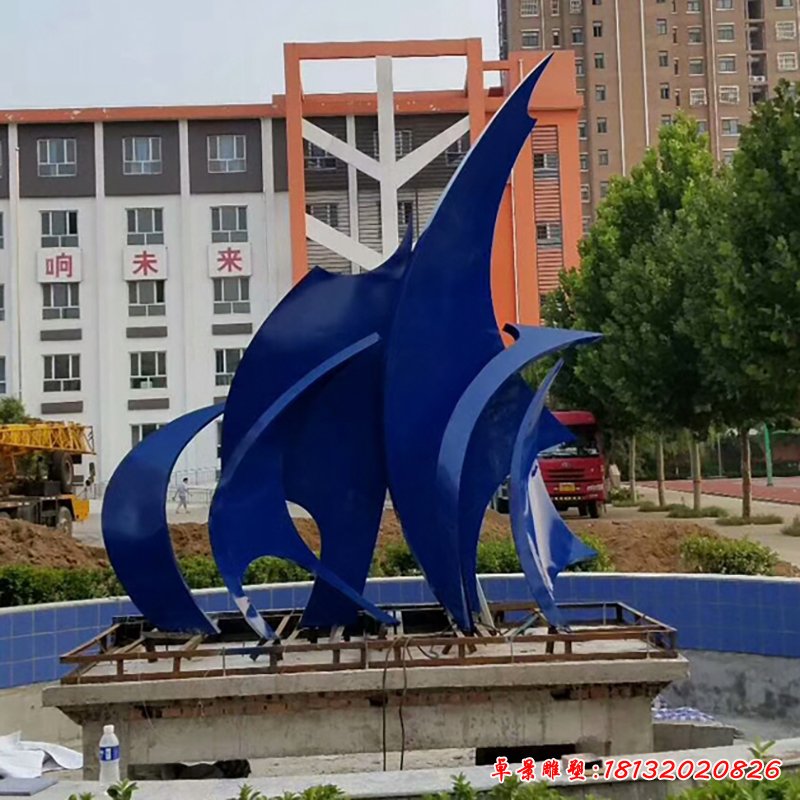 不銹鋼抽象 小區(qū)景觀雕塑