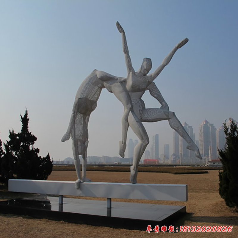 體操雕塑，不銹鋼運(yùn)動(dòng)雕塑 (1)