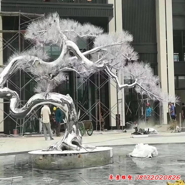 不銹鋼樹雕塑