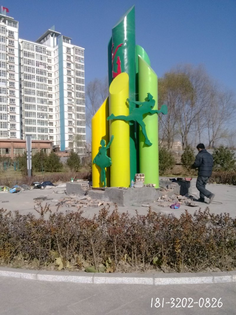 不銹鋼粉筆雕塑，校園不銹鋼景觀雕塑 (3)