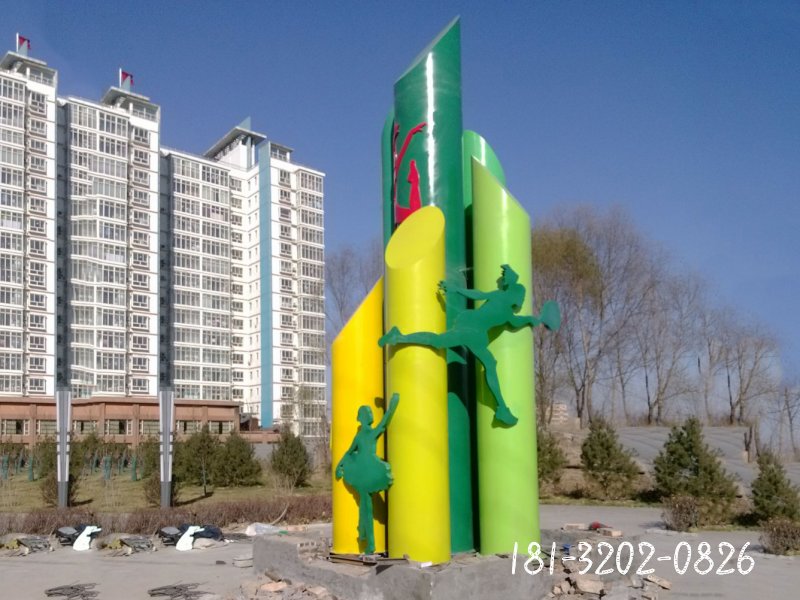 不銹鋼粉筆雕塑，校園不銹鋼景觀雕塑 (4)[1]