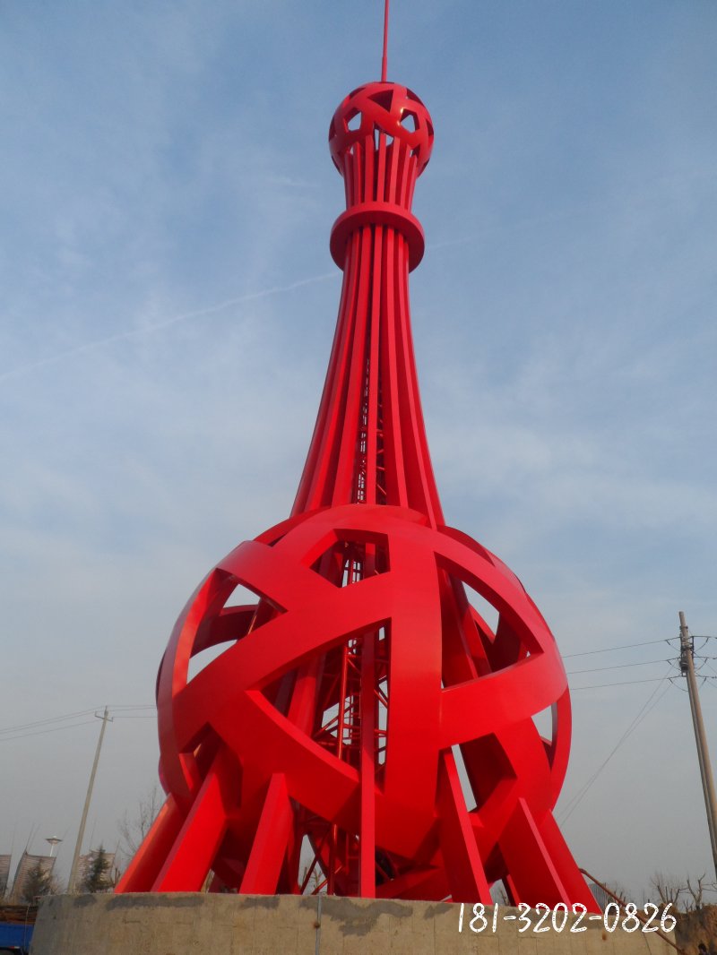 不銹鋼避雷針雕塑，大型廣場(chǎng)雕塑 (3)[1]