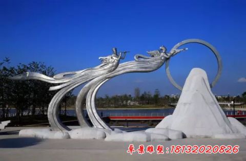 廣場(chǎng)仙女奔月