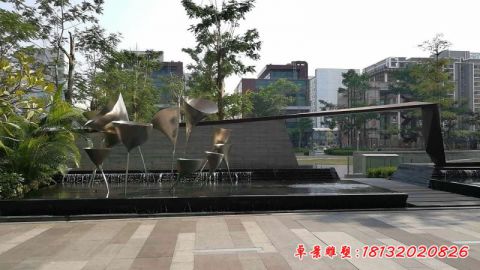 小區(qū)抽象喇叭花