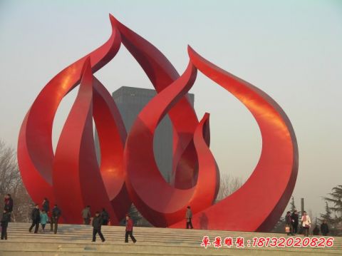 廣場(chǎng)抽象桃