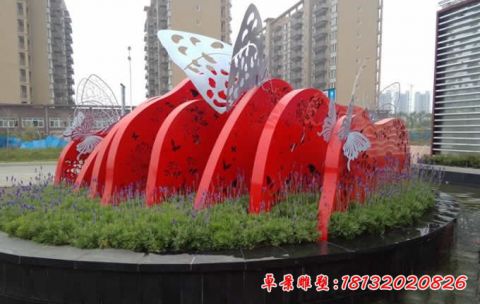 小區(qū)抽象蝴蝶