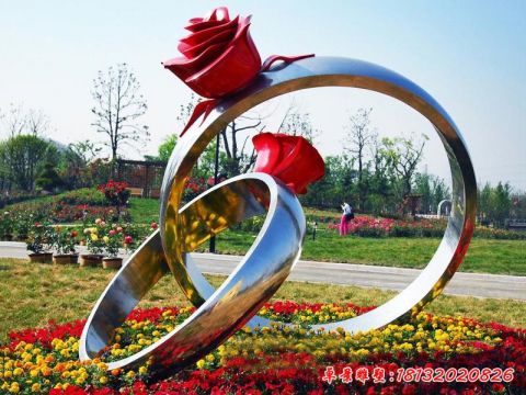 公園玫瑰花戒指