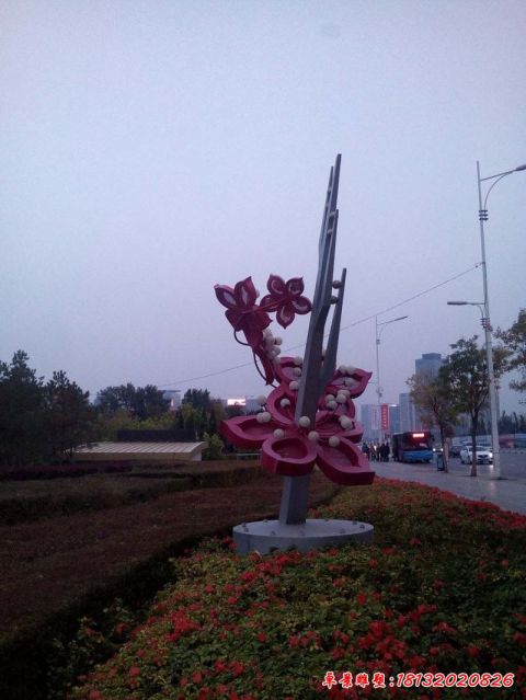公園桃花路燈