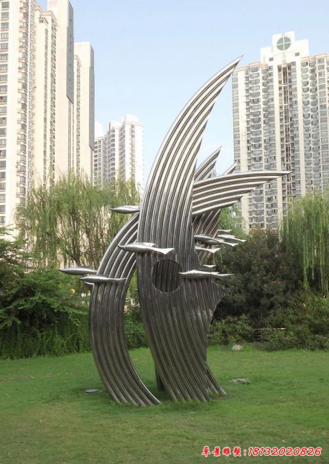 小區(qū)抽象海草和魚