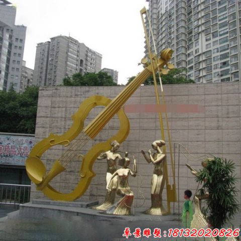 廣場抽象音樂人物