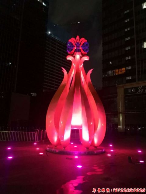 小區(qū)花苞造型