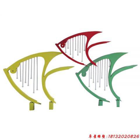 抽象輪廓魚