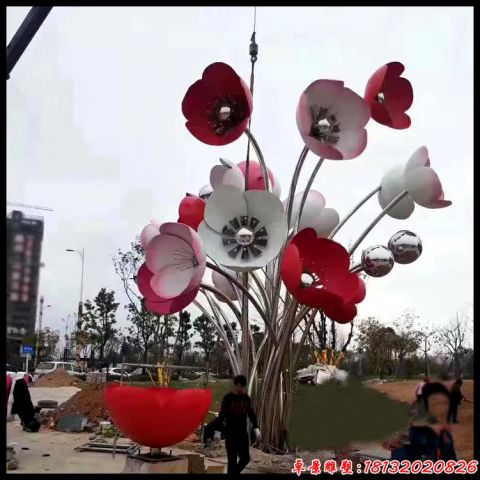 燈光桃花