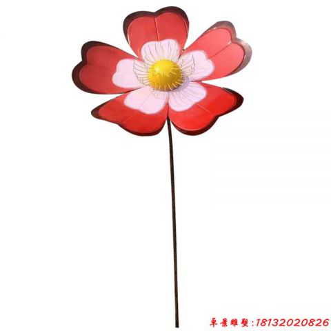 桃花造型路燈