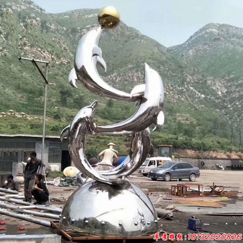 鏡面頂球海豚