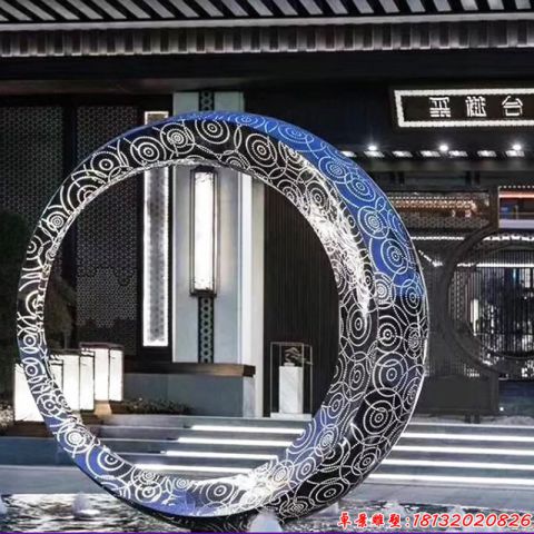 小區(qū)水景燈光圓環(huán)