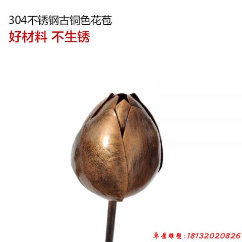 古銅色花苞