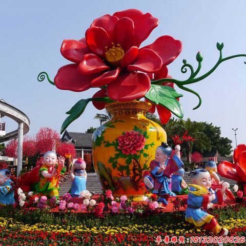 公園花的世界造型