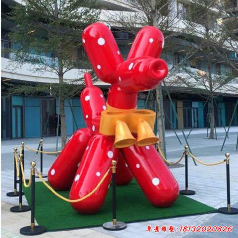 商場(chǎng)電鍍氣球狗