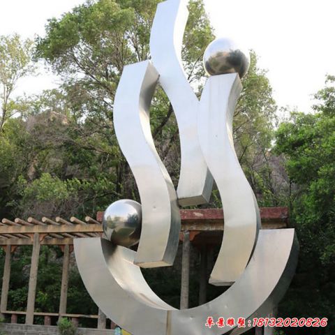 抽象彩帶景觀