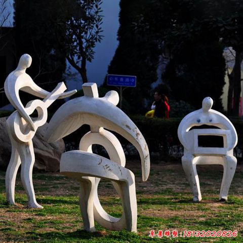 抽象樂隊(duì)人物景觀