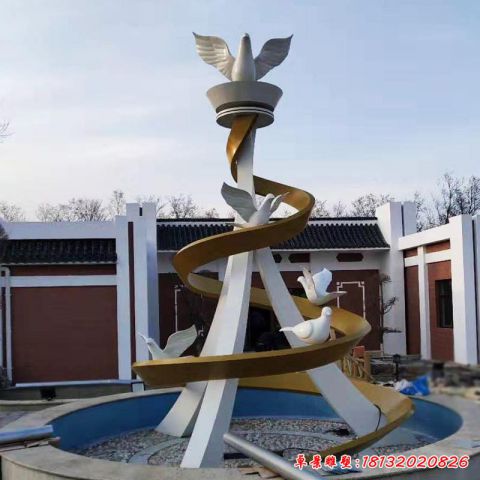抽象飛鴿