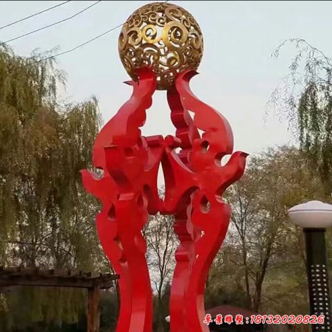 抽象海獅頂球