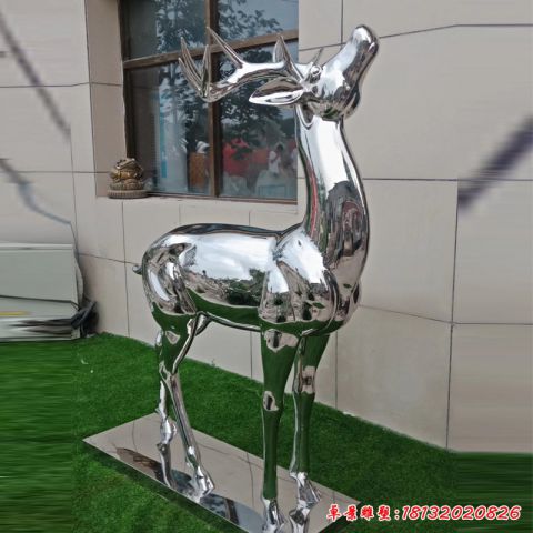 酒店抽象鏡面鹿