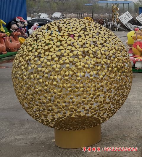 燈光效果花朵鏤空球