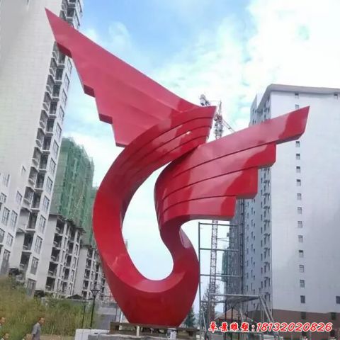 廣場景觀彩帶